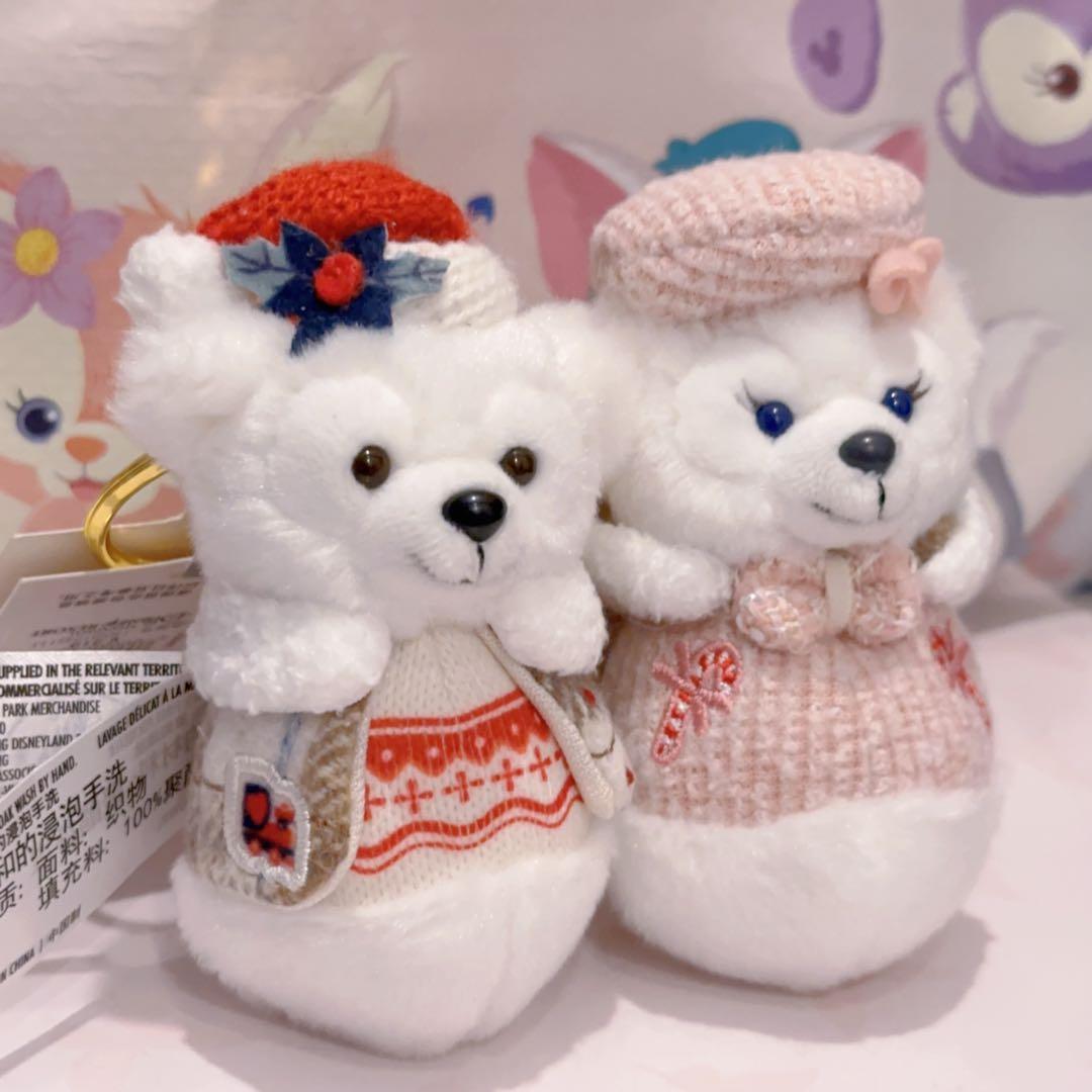 上海ディズニー クリスマス 雪だるま ダッフィー シェリーメイ