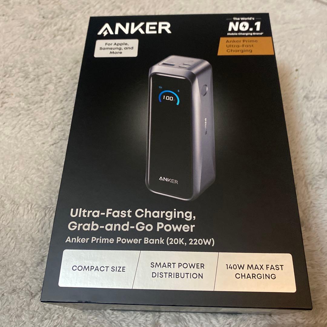 anker prime power bank 20000　220W 新品未開封