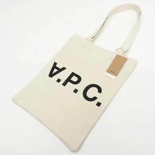 B06826T 新品 A.P.C. TOTE LAURE BLACK LOGO