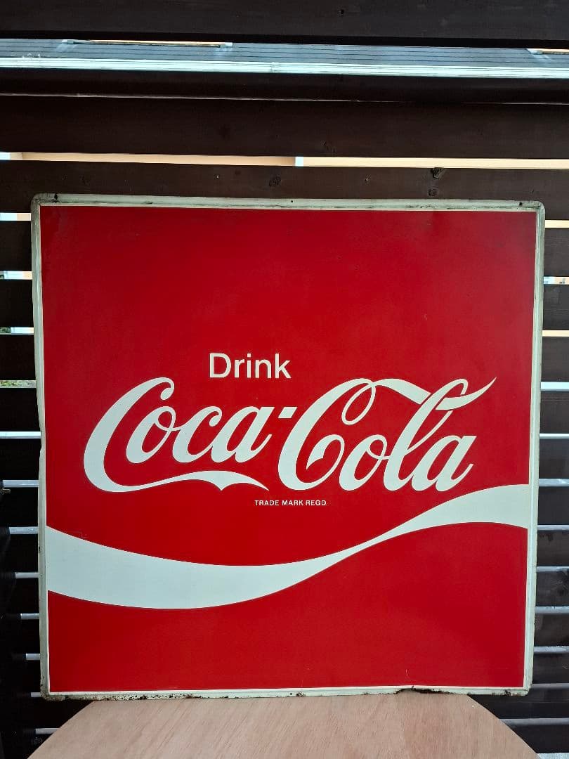コカ・コーラ　看板　90×90　昭和　レトロ