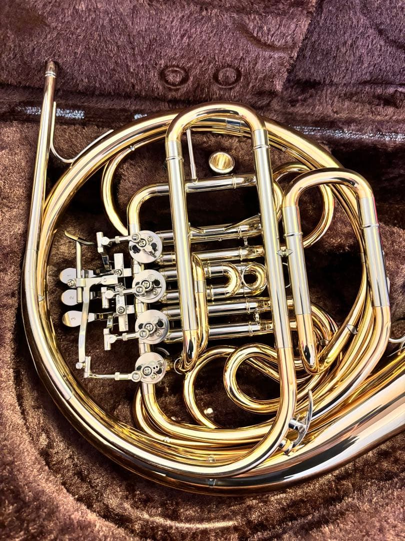 美品】ヤマハ ホルン YHR-567GDB フルダブル ホルン ゴールドブラス