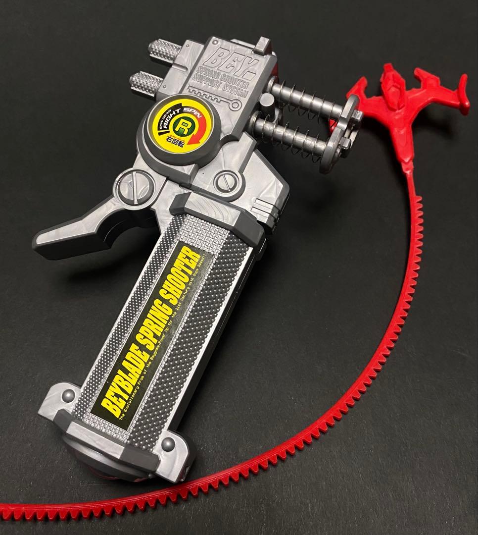 美品 】 スプリングシューター 爆転シュートベイブレード - メルカリ