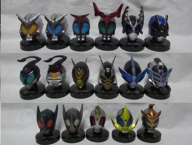 仮面ライダーマスクコレクション▼ライダーマスコレ▼仮面ライダーカブト▼１７種