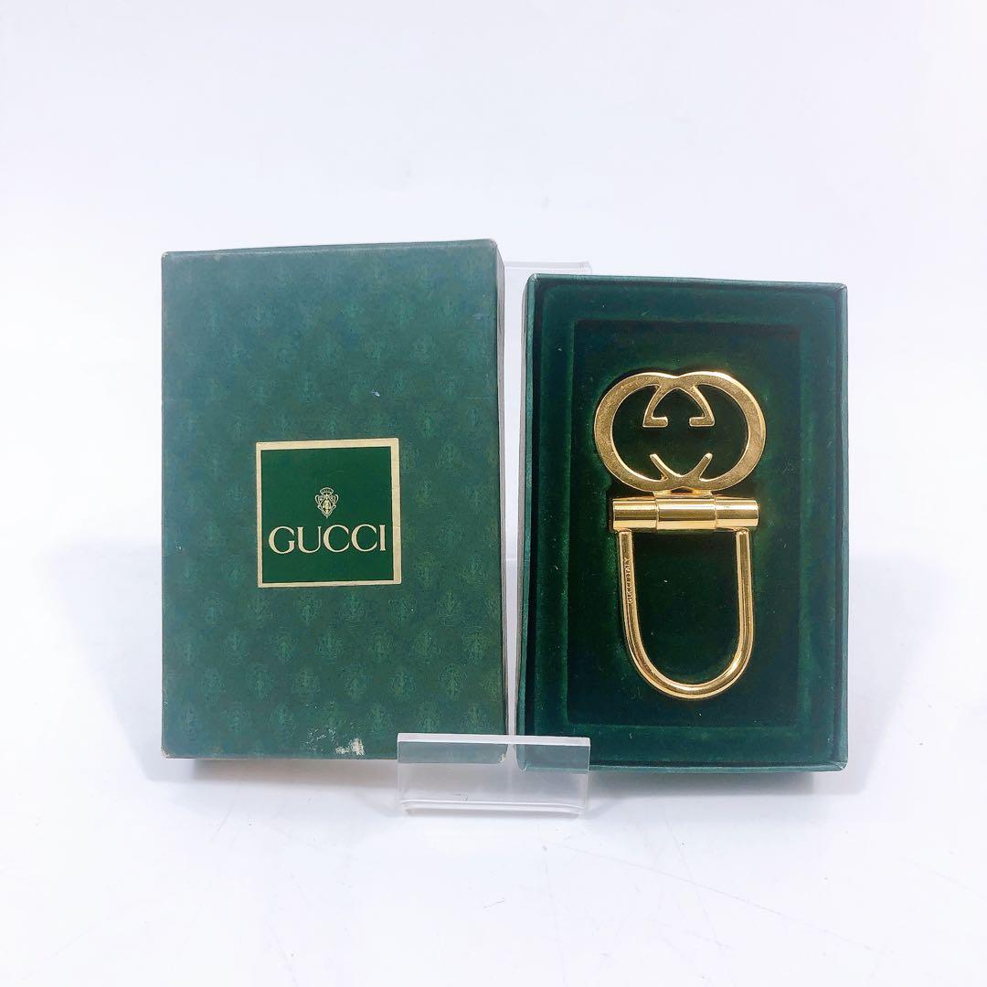 GUCCI グッチ インターロッキング キーホルダー キーリング