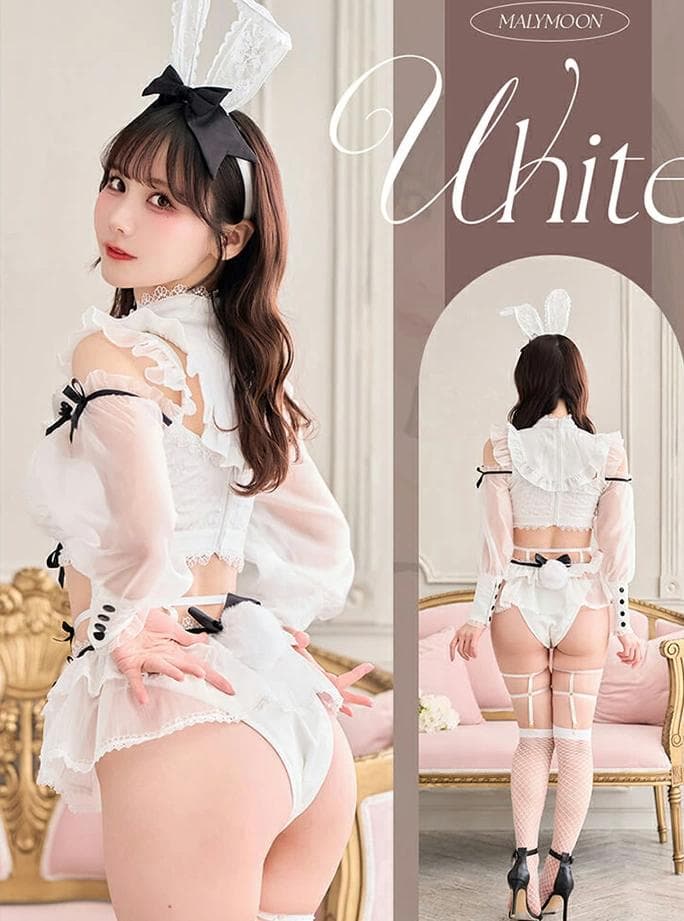 Malymoon　マリームーン　ミュールレースランジェリーバニー
