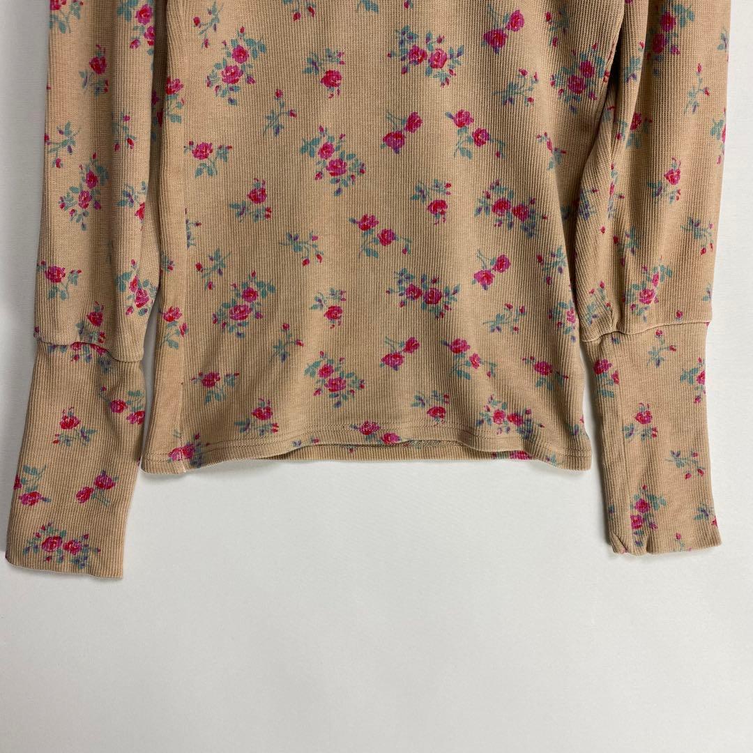 HOLIDAY 花柄 スーパーリブ パフ ロングスリーブ トップス - メルカリ