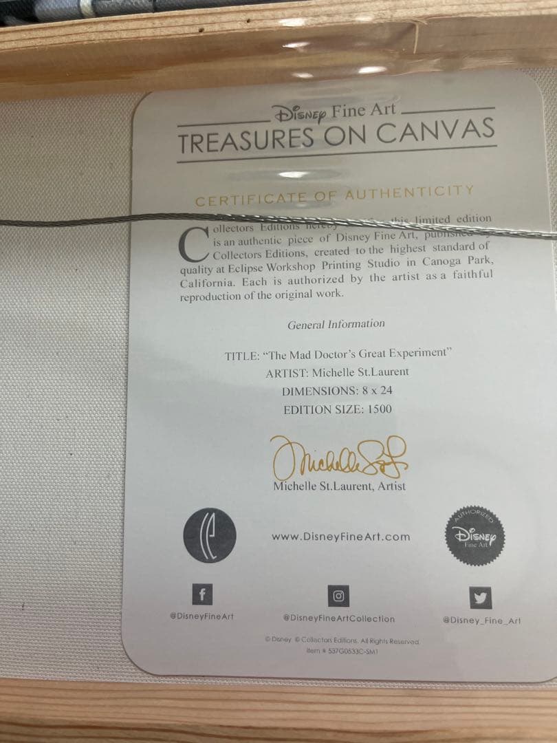 新品 WDW限定 ディズニー アート ミシェルセントローレン - メルカリ