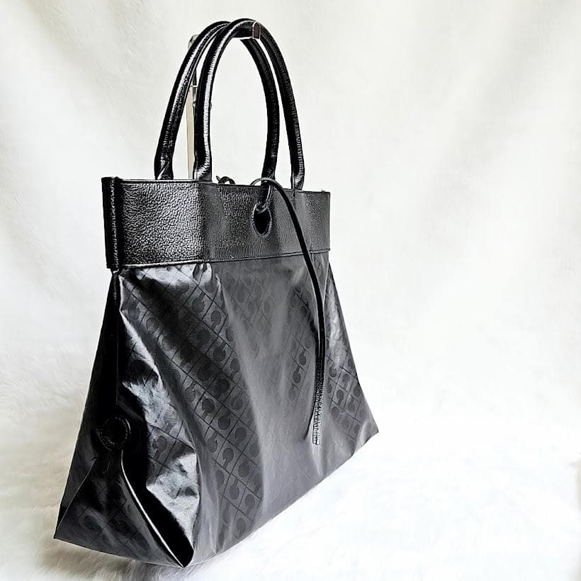 超美品☆ GHERARDINI ゲラルディーニ ソフティ トートバッグ ブラック