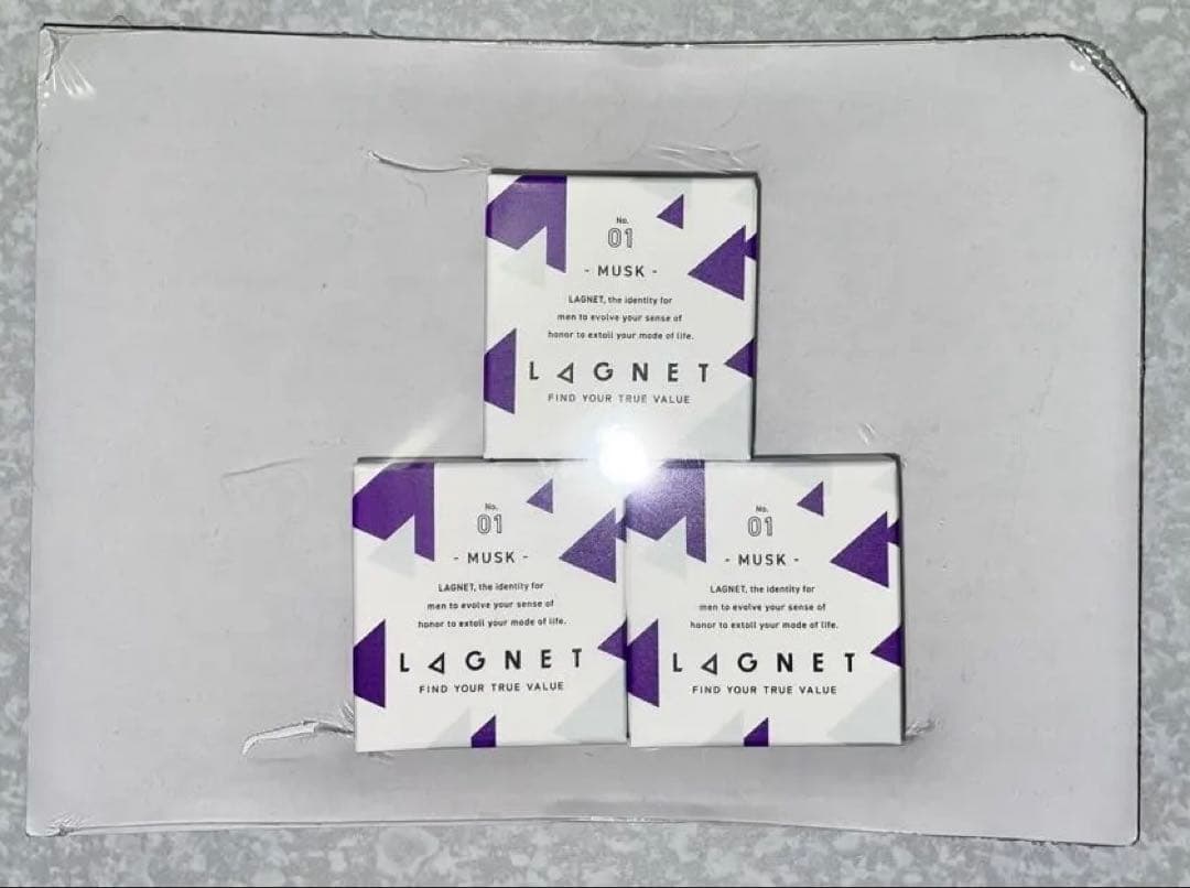 ラグネット ソリッドパフューム 練り香水 ムスクの香り 10g 3個セット