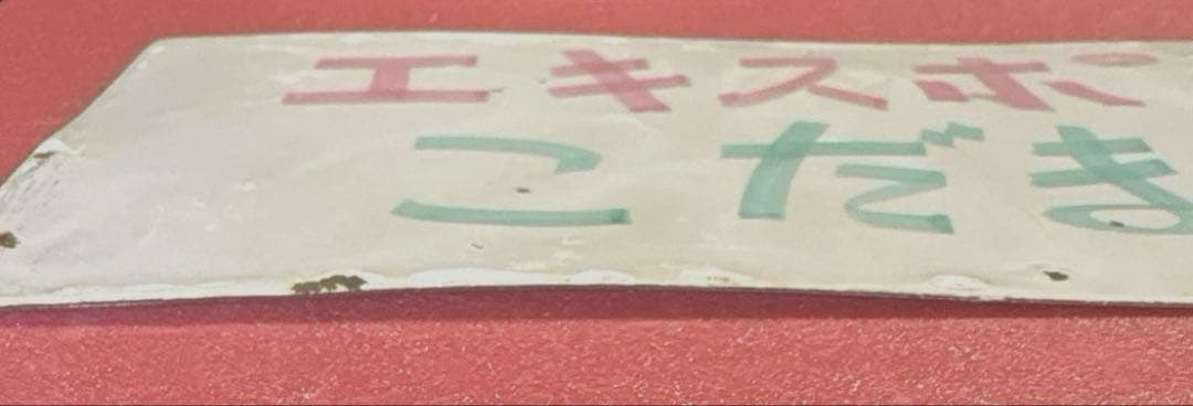 鉄道部品 愛称板 手書き「エキスポこだま」 - メルカリ