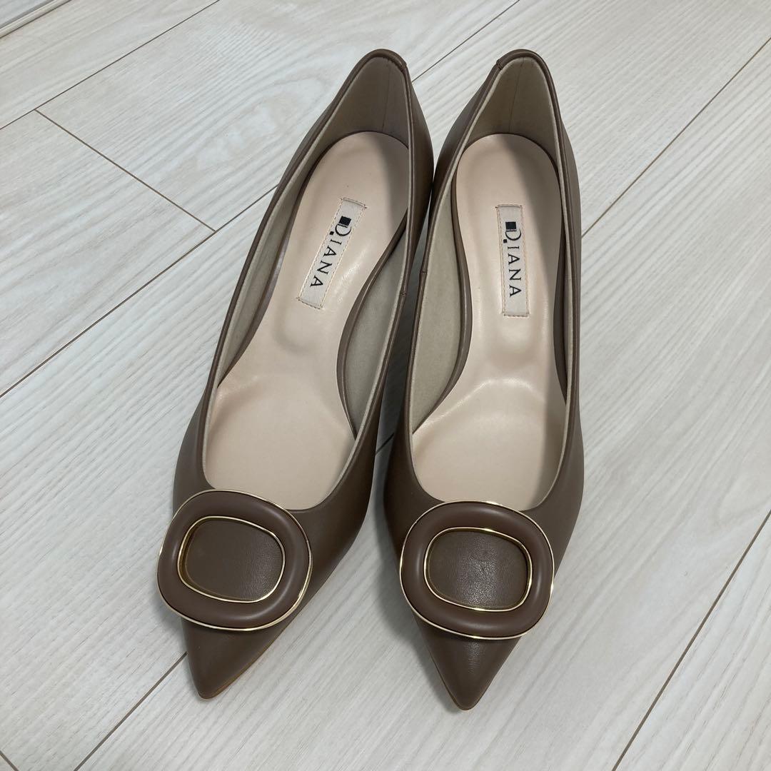 DIANA ダイアナ　23.5 ブラウン　パンプス　新品未使用