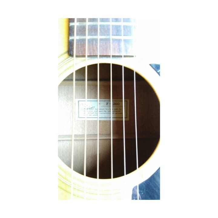 Kawai カワイ楽器アコースティックギターF200D ビンテージ - メルカリ