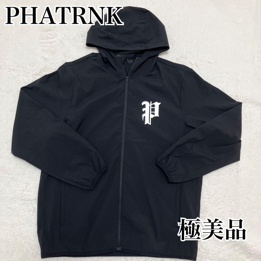 ⭐︎極美品⭐︎⭐︎人気デザイン⭐︎PHATRNK ナイロンジャケット　ロゴ　フード