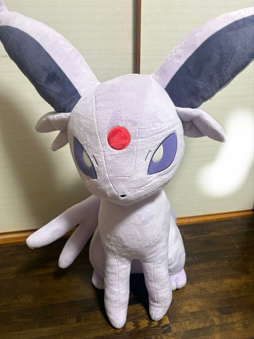 エーフィ　等身大　ぬいぐるみ ぬいぐるみ 等身大エーフィ 寝そべり ｜【公式】ポケモンセンター