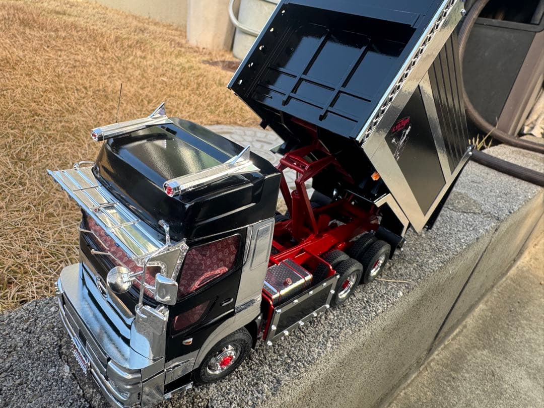 信*郎様 値下げ アオシマ 1/32 深箱ダンプ改17プロフィア YAZAWA仕