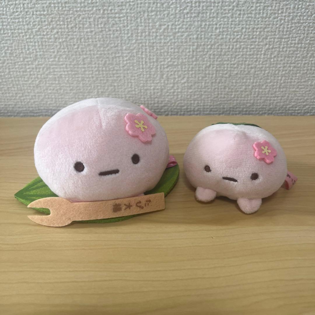 すみっコぐらし　さくらもち　たぴおか　ぬいぐるみ すみっコぐらし（Sumikkogurashi）（キッズ）スーパーもーちもち