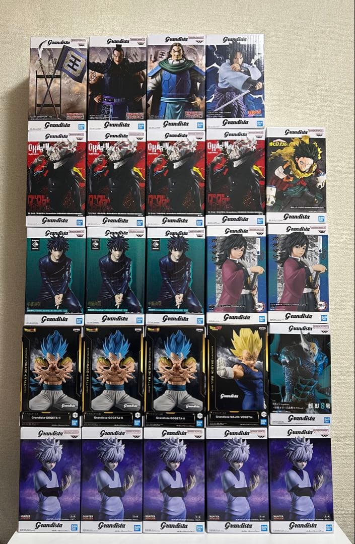 24点　ジャンプ系　フィギュア　まとめ売り　grandista 匿名配送】ジャンプ系 プライズフィギュア まとめ売り Grandistaメイン