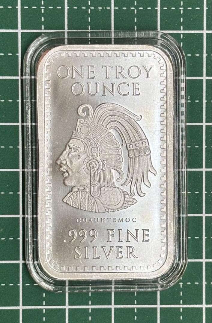 純銀バー 1オンス アステカカレンダー 1 oz Aztec Calendar - メルカリ