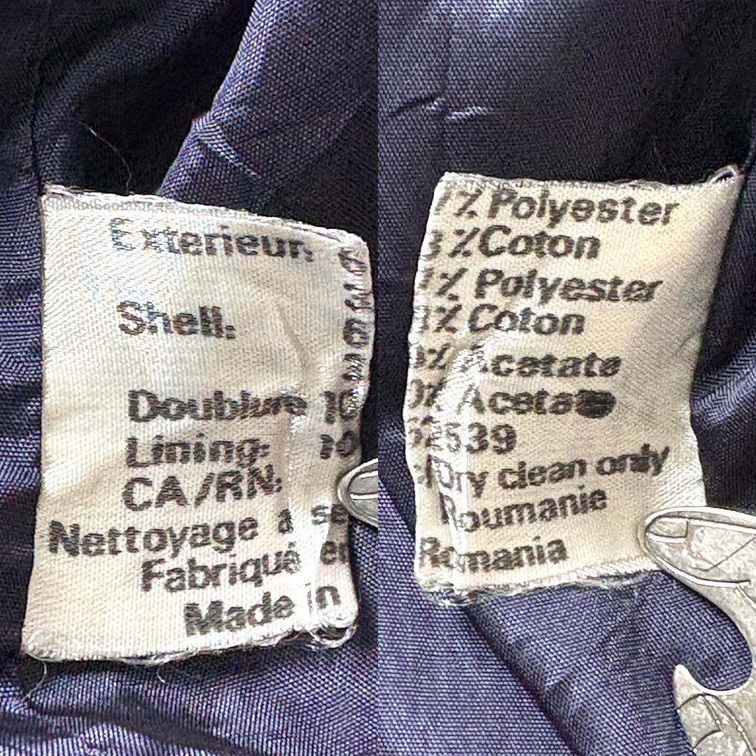 ダービージャケット L ネイビー カップショルダージャケット スイング