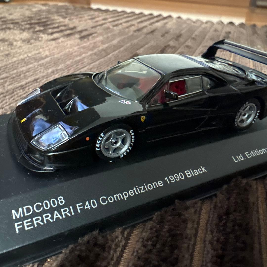 ミニカー Ferrari F40 Competizione 1990 Black