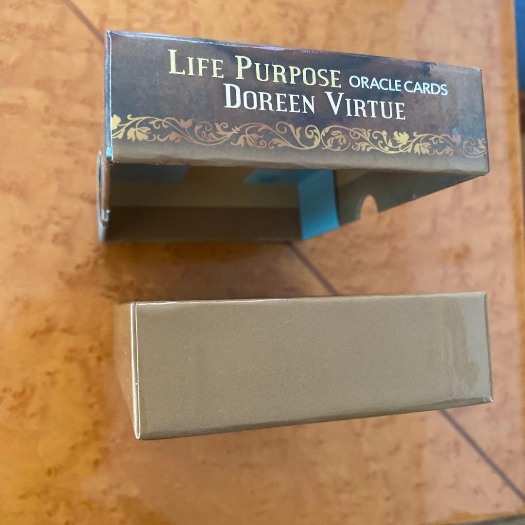 絶版 ライフパーパス オラクルカード 金縁 日本語解説書付 帯付き