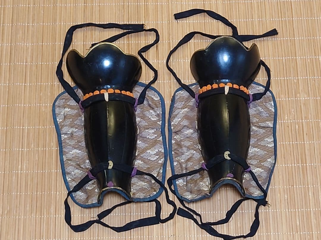 ◎週末限定値引中◎等身大海老胴沢瀉威半懸二枚胴具足＆鎧通刀＆扇子付