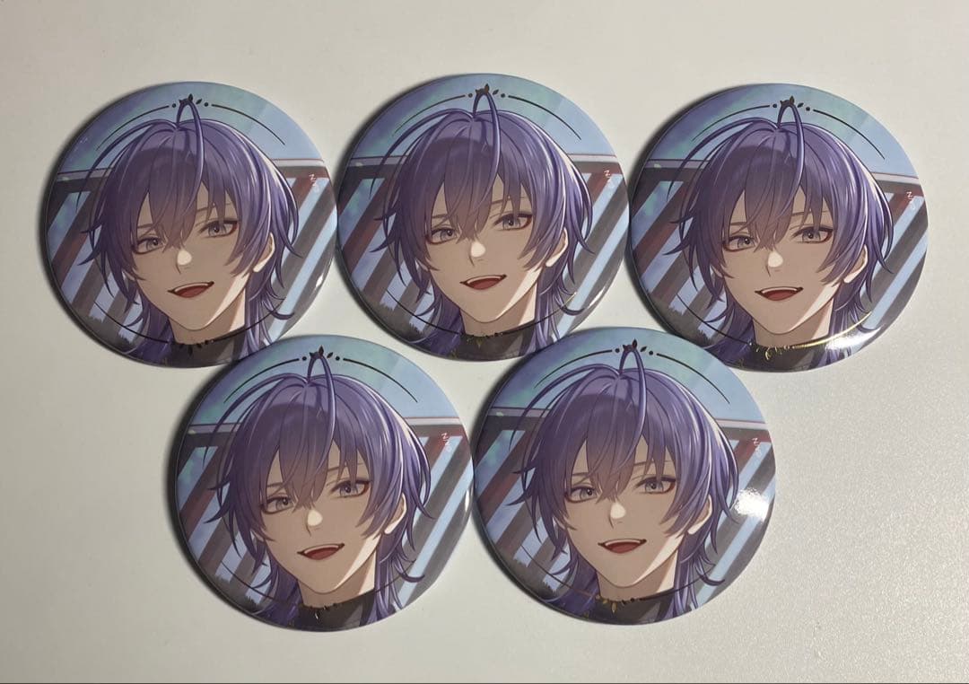 にじさんじ 長尾景 誕生日2025 缶バッジ - メルカリ