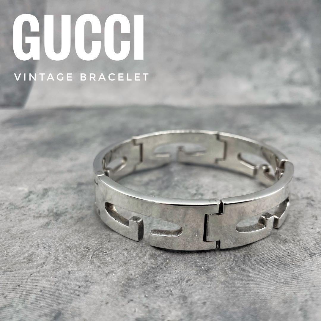 【アーカイブ】GUCCI Gモチーフ カットアウト ブレスレット トムフォード期