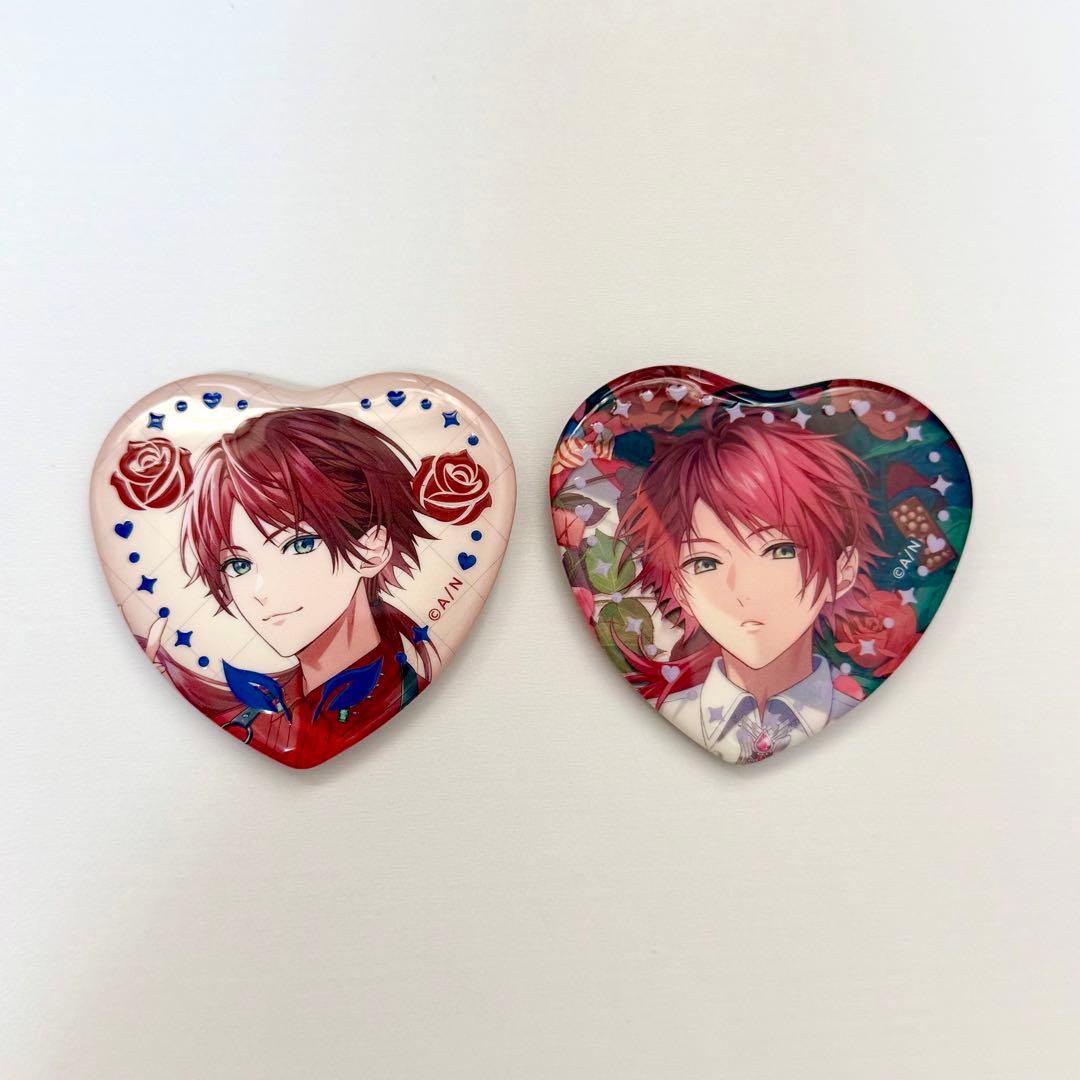 にじさんじ Rose Valentine ハート型缶バッジ ローレン・イロアス