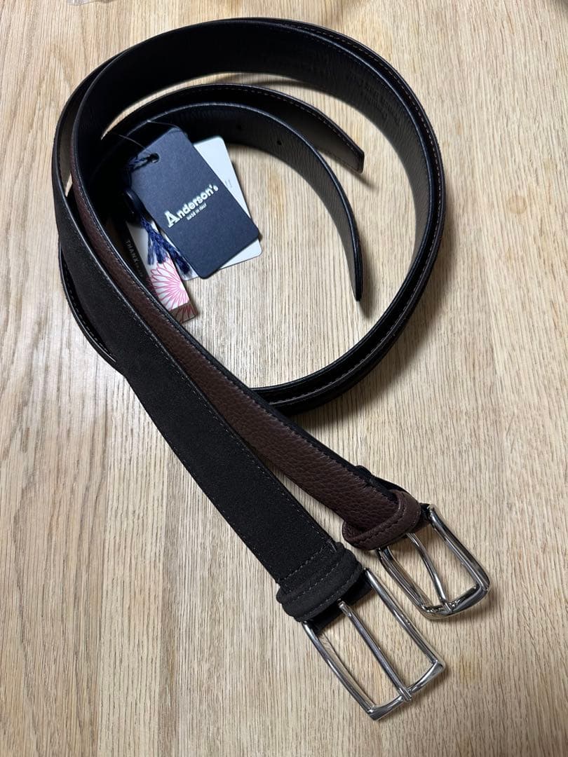 ⚫️Anderson'sレザーベルト