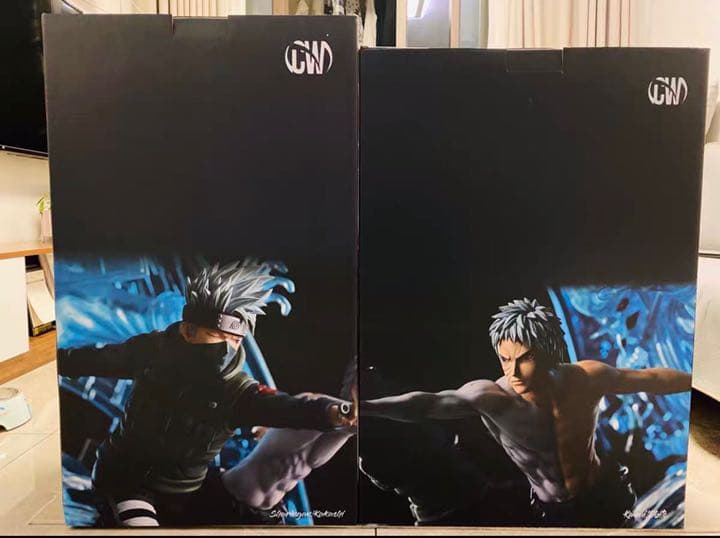 NARUTOナルトはたけカカシ うちはオビト ガレージキット ガレキ