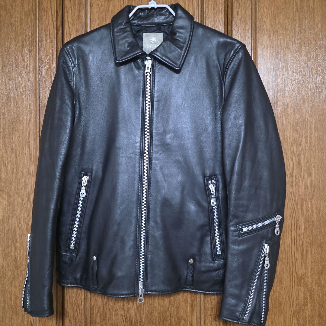 ナノユニバース ライダースジャケット Mサイズ