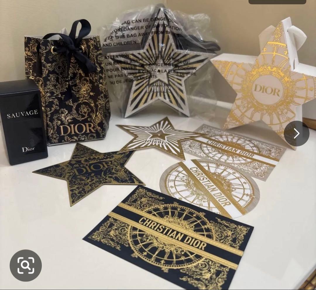 ディオール 歴代のクリスマスオーナメント　香水　ソヴァージュ2種　ジャドール