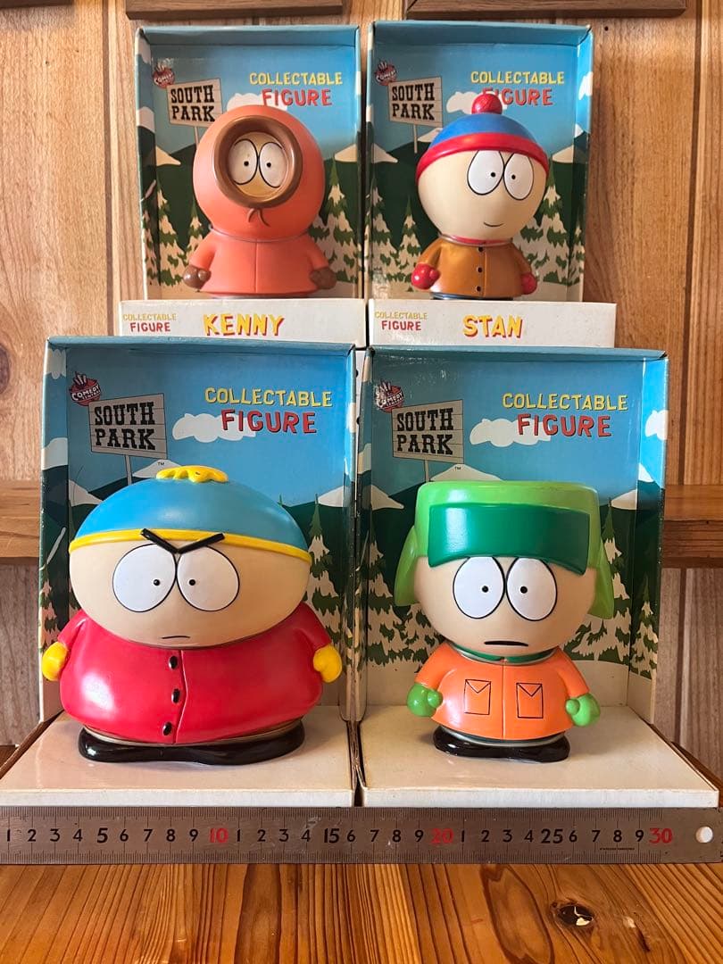 サウスパーク フィギュア　台座付き4体セット