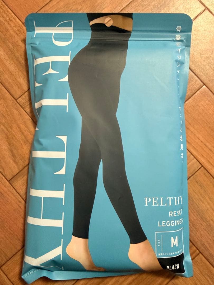 骨盤ケア】ベルミス PELTHY 着圧レギンス Mサイズ ブラック - メルカリ