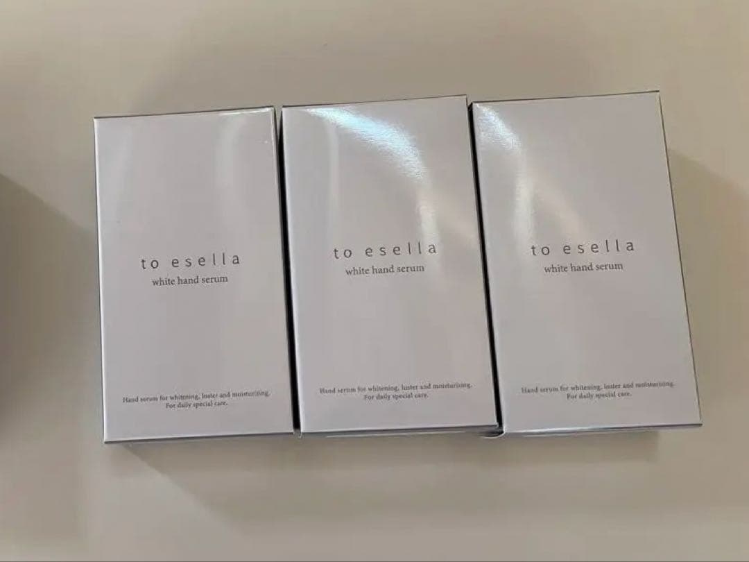 to esella white hand serum 3個セット