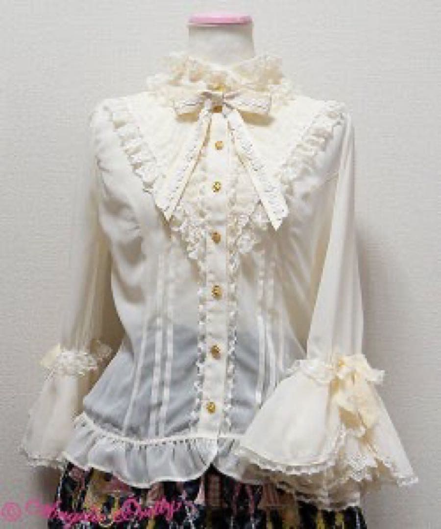 Angelic Pretty Victorian姫袖ブラウスアイボリーロリータ