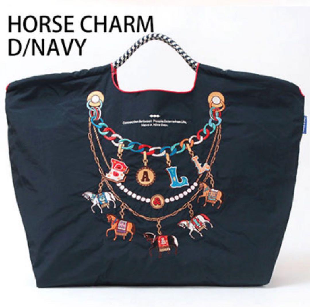 正規品 ボールアンドチェーン エコバッグ 刺繍 L サブバッグ 折りたたみ