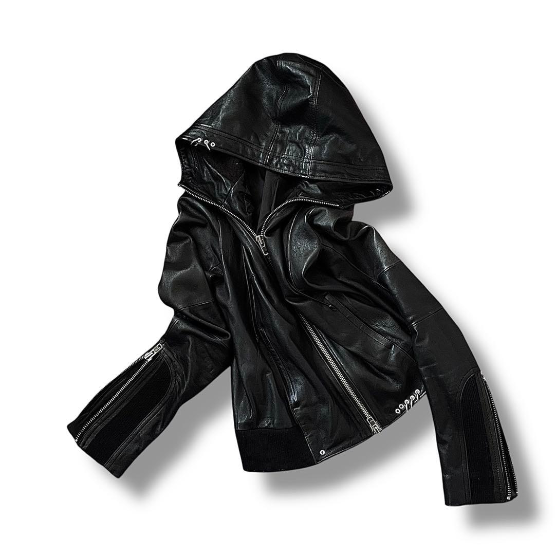 ジャケット・アウター 00s BOA HOODED CUSTOM LEATHEAR JACKET CRIMIE（クライミー）の「LEOPARD BOA HOOD JACKET（ブルゾン）」 - WEAR