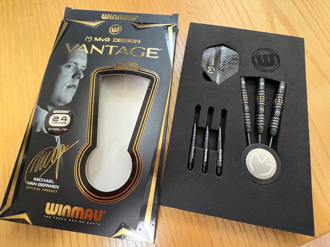 【Winmau】MVGヴァンテージ 24g スティール