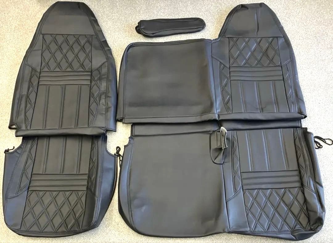 シートカバー　ブルーテックキャンターワイド　ブラック　新品