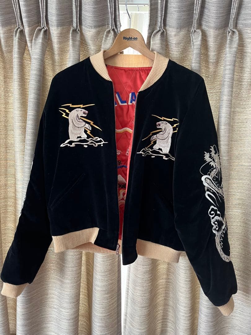 ピ*ン様 テーラー東洋　スカジャン　別珍　アラスカ　M18279 M品番 リバー