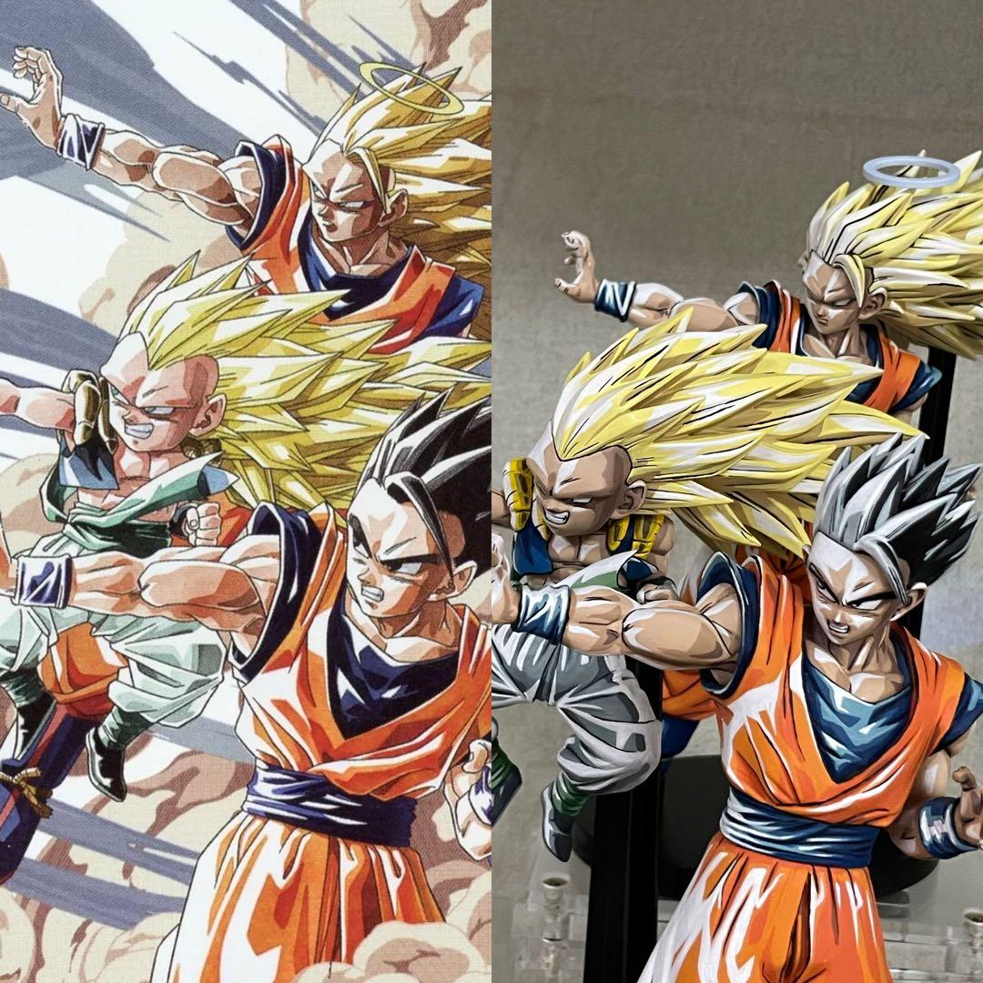 ドラゴンボール　リペイント　MATCH MAKERS 3体セット　二次元彩色