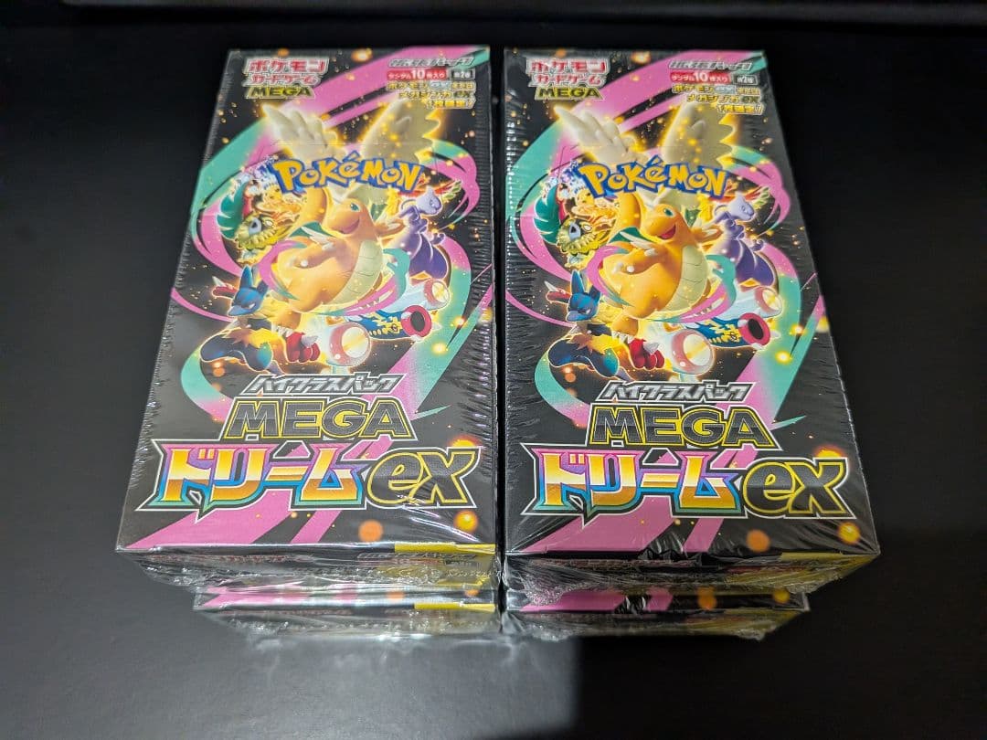 ポケモンカード MEGAドリームex 4boxシュリンク付き