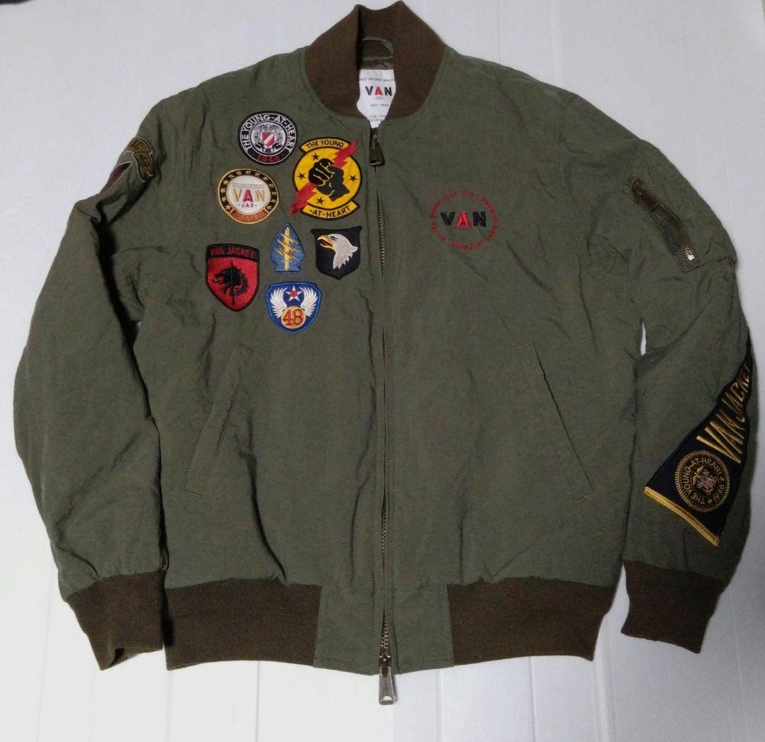 ★VANJAC　ヴァンヂャケット　エンブロイダリーMA-1／中綿入り／フルデコ★