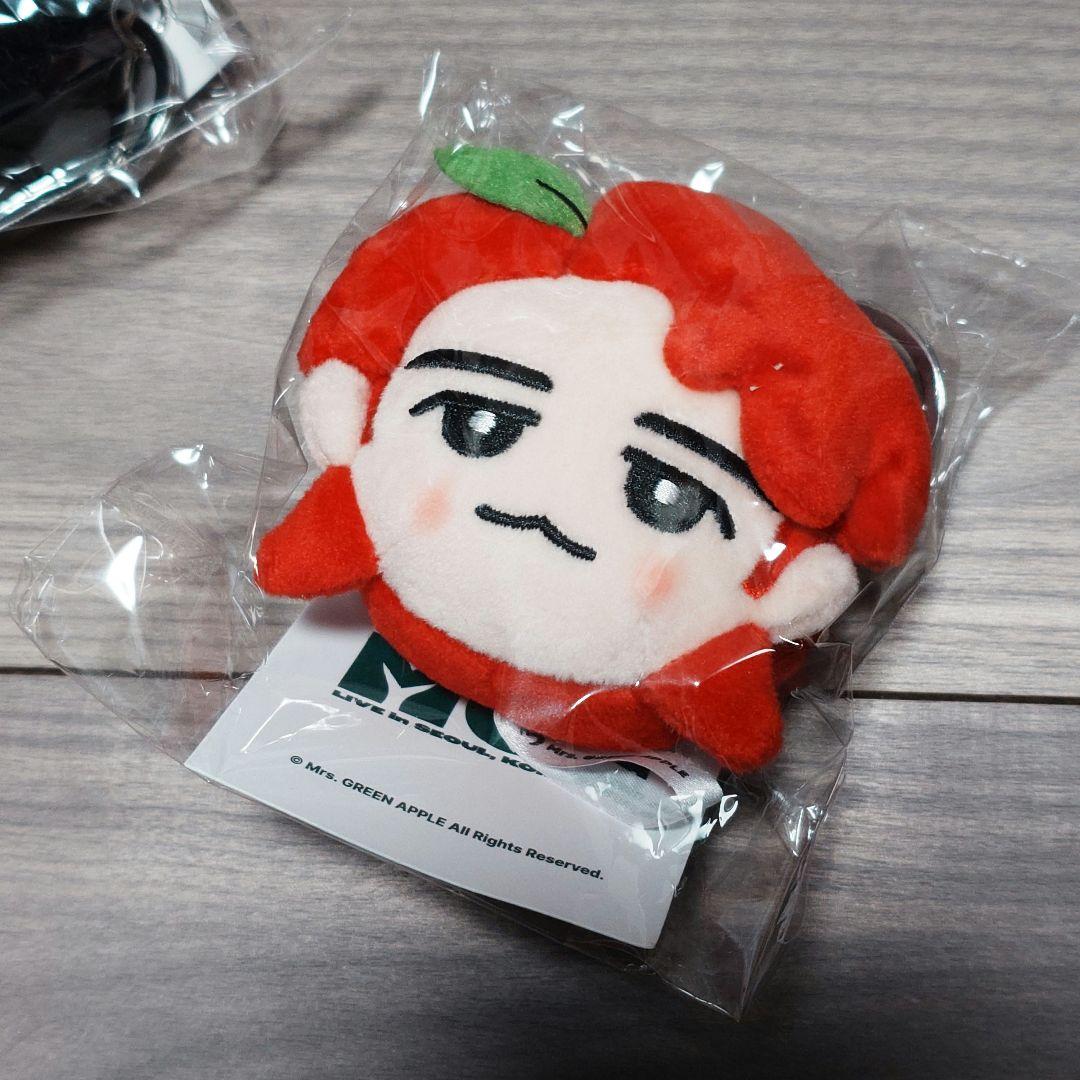 新品未使用】Mrs.GREEN APPLE ぬいぐるみキーホルダーセット - メルカリ