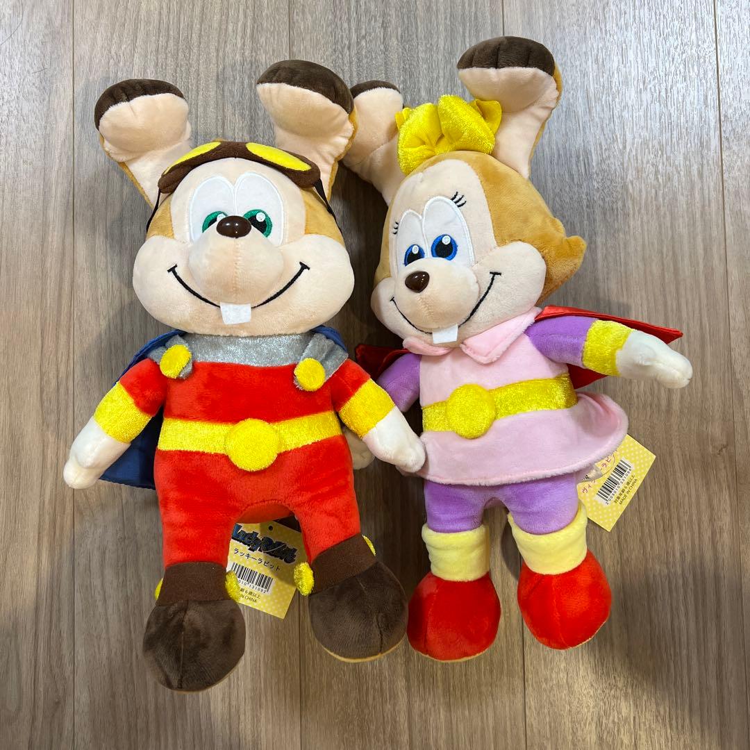スペースワールド ラッキーラビット ヴィッキーラビット ぬいぐるみ