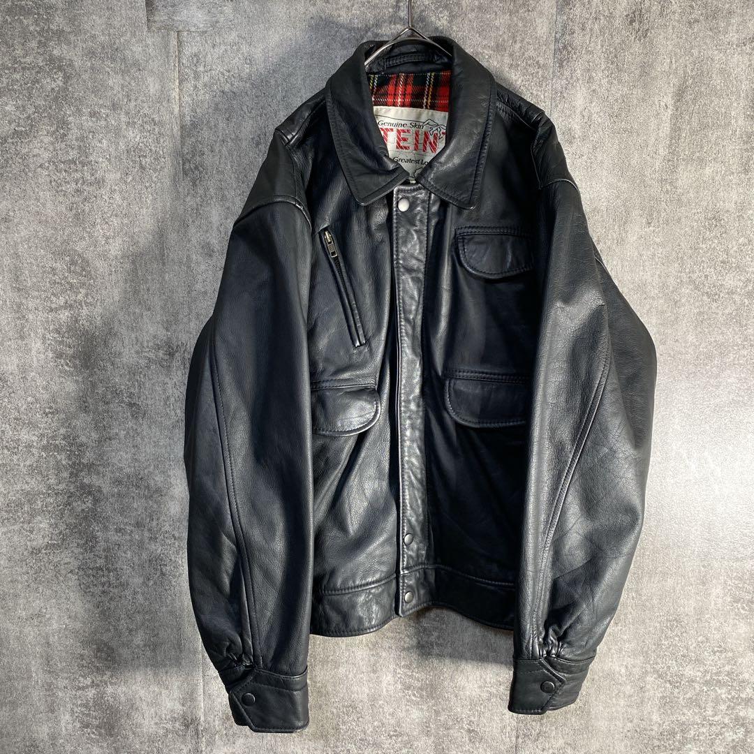 90s USA製ヴィンテージ 本革カウハイド レザージャケット　STEIN’S