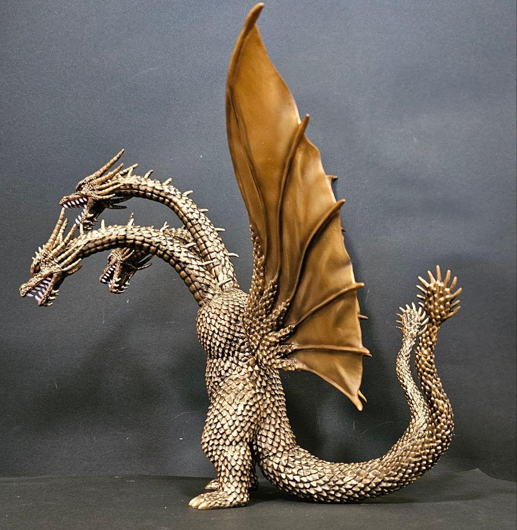 ゴジラ怪獣ソフビ キングギドラ1991 リペイント完成品 - メルカリ