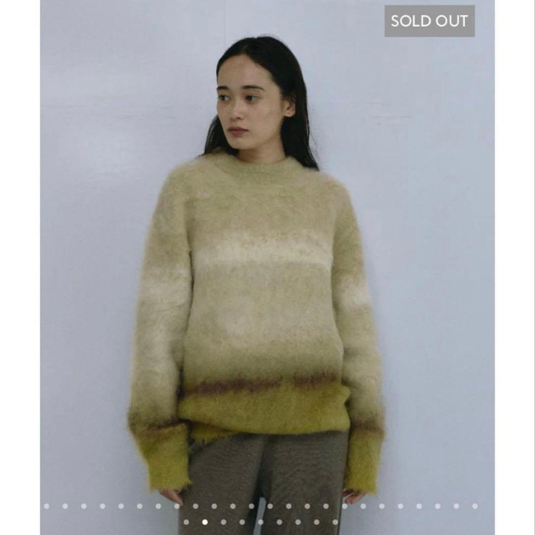 Mohair Jacquard Knit -四季　値札付き